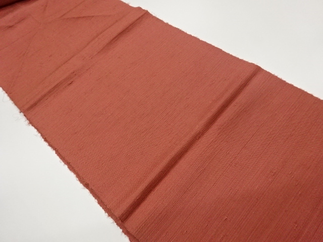 JAPANESE KIMONO / NAGOYA OBI / SILK / TSUMUGI / PLAIN